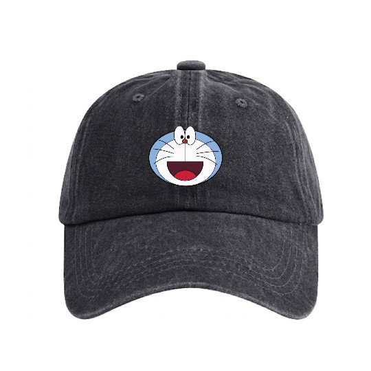Doraemon Washed Denim Baseball Caps