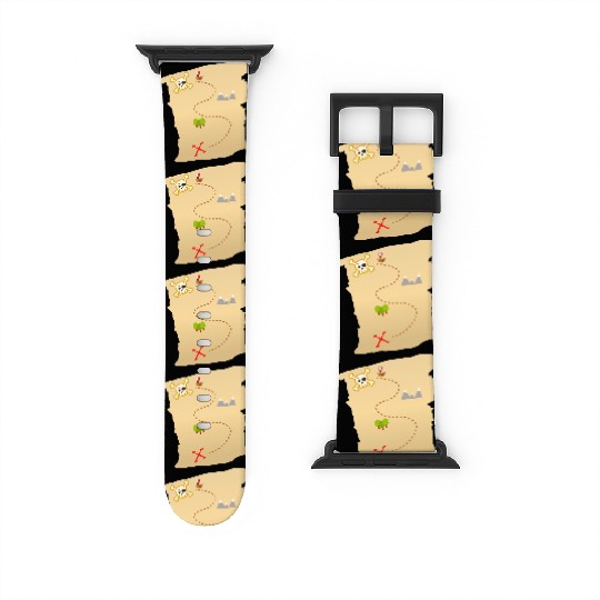 Treasure map Watch Bands For Apple Watch