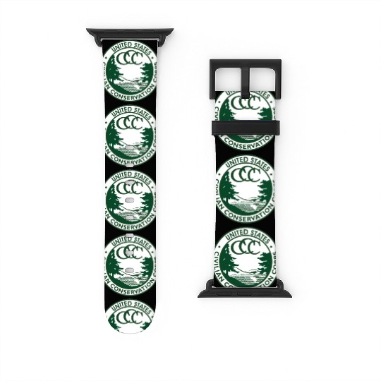 Civilian Conservation Corps Watch Bands For Apple Watch Vintage CCC 1940s America Gift Watch Bands For Apple Watch