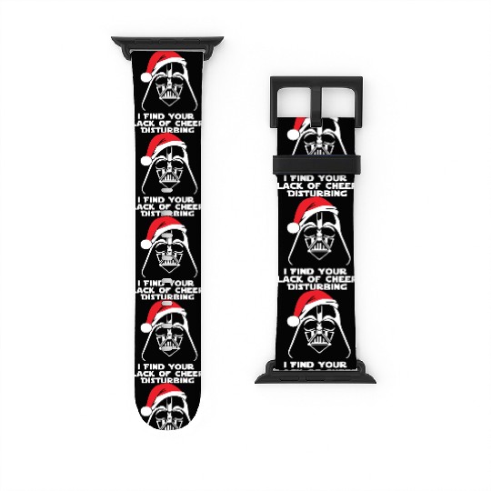 New Funny Darth Vader Star Wars Themed Christmas Watch Bands For Apple Watch