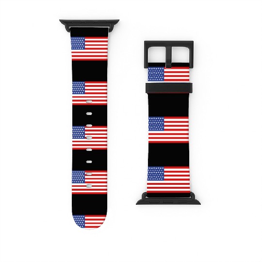 US Flag 51 Stars Watch Bands For Apple Watch