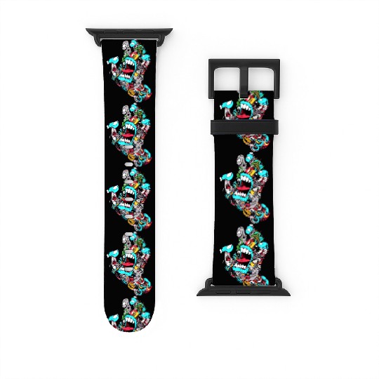 Santa Cruz Screaming Hand Skateboard Funny Watch Bands For Apple Watch