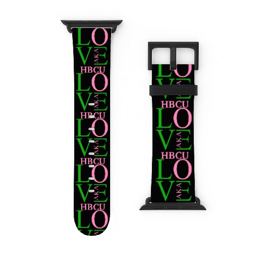 Hbcu Love Aka Paraphernalia For Soror Aphla Access Watch Bands For Apple Watch