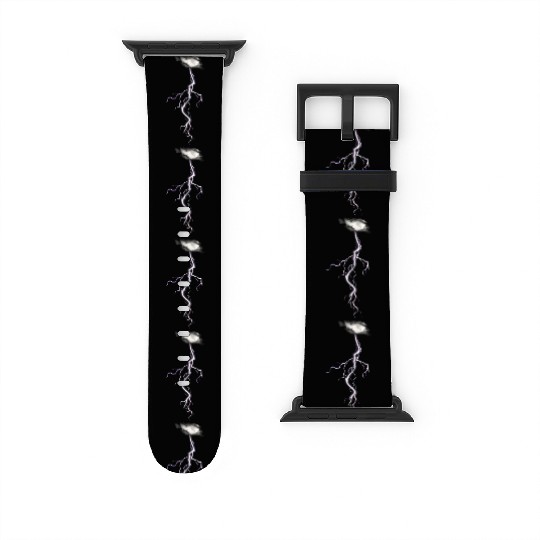 Lighting Gift Idea Lightning Bolt Graphic Watch Bands For Apple Watch