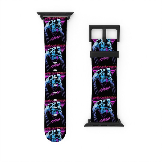 M-a-r-v-e-l W-o-l-verine Neon Retro Logan Graphic Watch Bands For Apple Watch