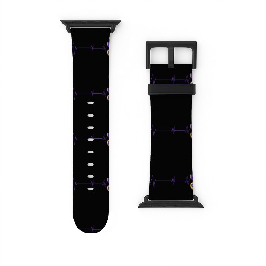 Heart Beats Purple Heart US Military Purple Heart Watch Bands For Apple Watch