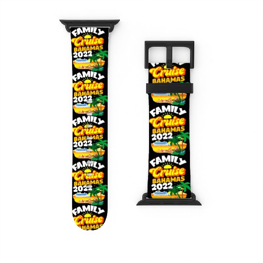 Family Cruise Bahamas Men Women Boys Girls Sailing Watch Bands For Apple Watch