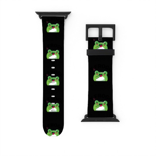 Froggy Frog Makes Me Happy Watch Bands For Apple Watch