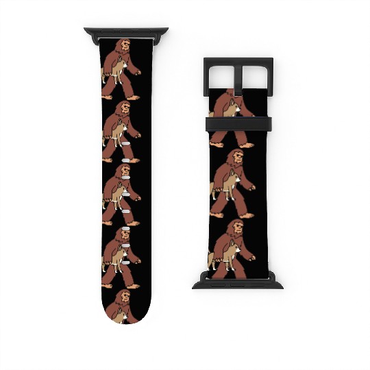 Bigfoot Sasquatch Walking Chihuahua Watch Bands For Apple Watch