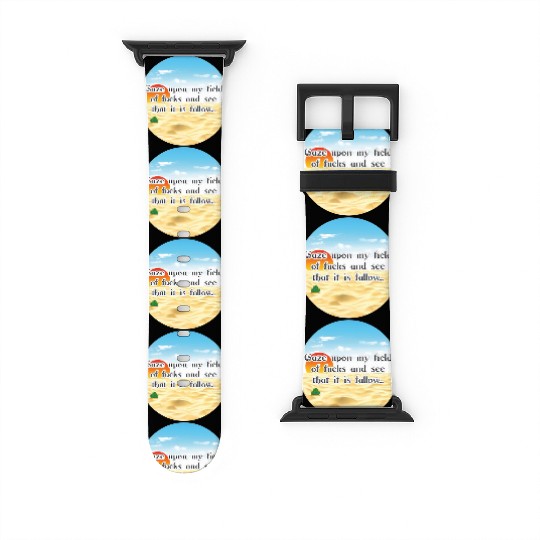 No Fucks Given I Dont Care Fuck Off No F*cks Cacti Watch Bands For Apple Watch