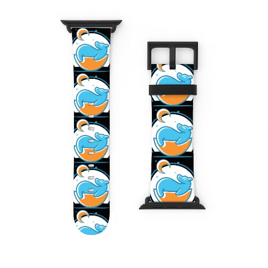 Polar Bear and Moon Watch Bands For Apple Watch