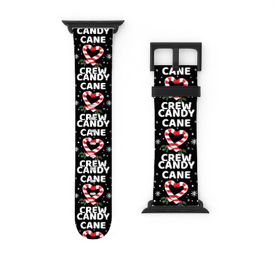 Candy Cane Crew Christmas Candies Sweet Xmas Gift Watch Bands For Apple Watch