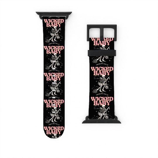 halloween trick or treat skeleton Watch Bands For Apple Watch