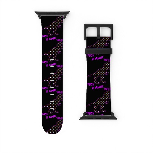 Trick RAWR Treat! - Halloween Tyrannosaurus Rex Watch Bands For Apple Watch