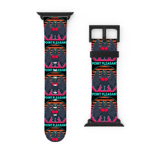 Cryptozoology Folklore Mothman Point Pleasant Watch Bands For Apple Watch