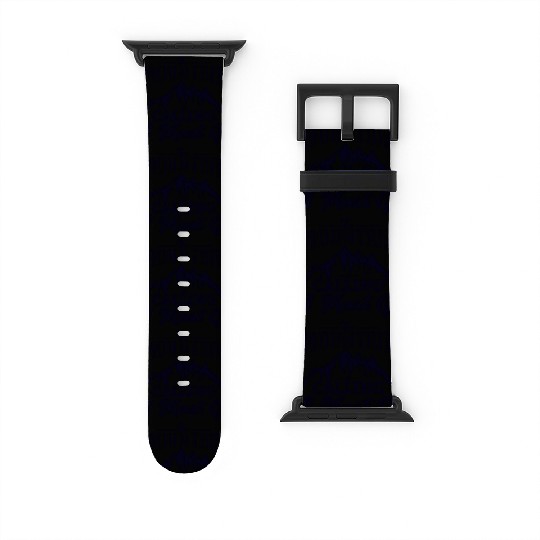 The Mountains Call I Must Go Hiking Mountaineering Watch Bands For Apple Watch