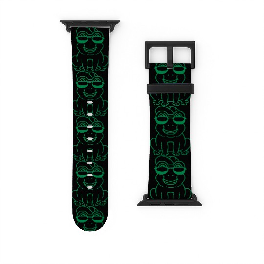 Little cool frog boy Watch Bands For Apple Watch