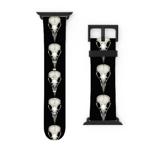 Crow skeleton Skull Watch Bands For Apple Watch