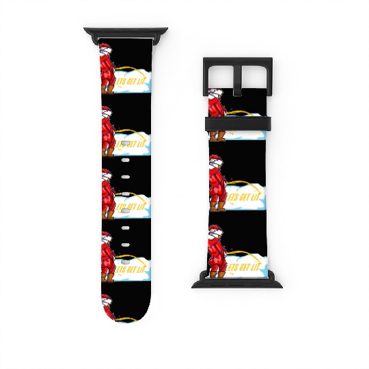 Lets get lit christmas Watch Bands For Apple Watch