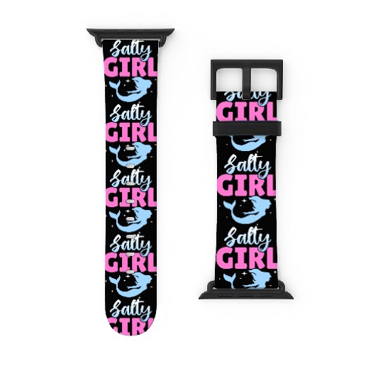 Girl Salty Mermaid Lover Watch Bands For Apple Watch