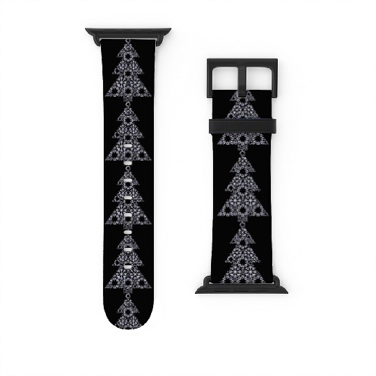 Christmas tree from snowflakes gift idea Watch Bands For Apple Watch
