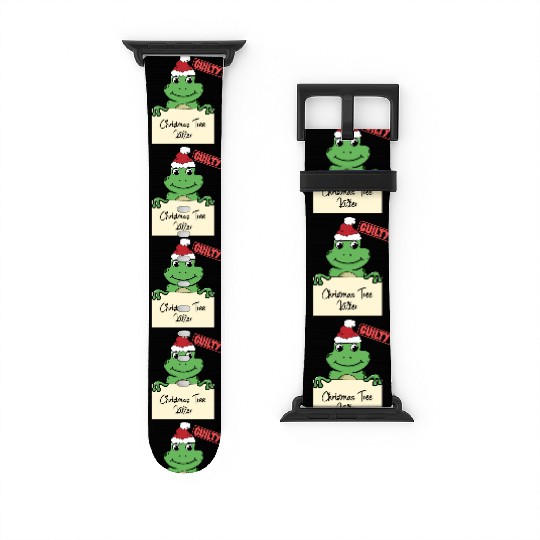 Frog christmas funny prison Watch Bands For Apple Watch