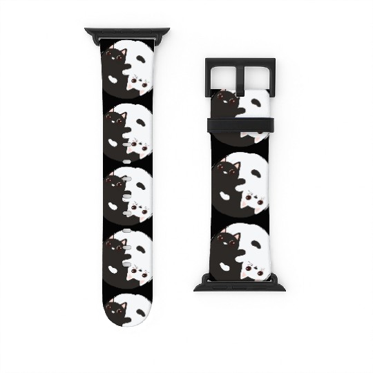 ying yang cat Watch Bands For Apple Watch