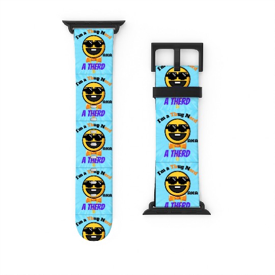 Thug Nerd aka Therd funny meme Watch Bands For Apple Watch