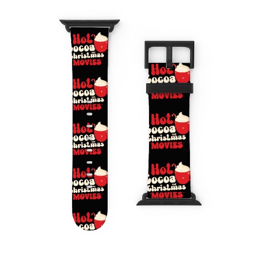 Hot cocoa Christmas movies Watch Bands For Apple Watch