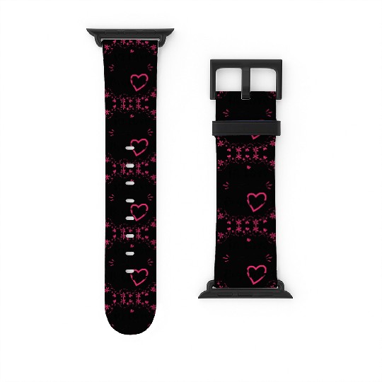 In Love with My boyfriend Cute Valentine day Mom Watch Bands For Apple Watch