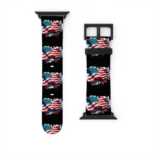 Patriotic Flow Watch Bands For Apple Watch