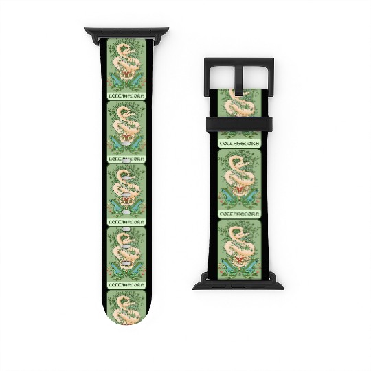 Tarot Card Goblincore Snake Cottagecore Frog Aesth Watch Bands For Apple Watch