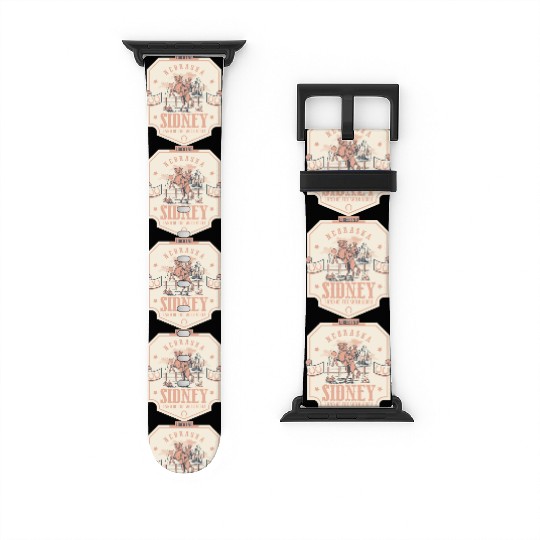 sidney nebraska wild west town Watch Bands For Apple Watch