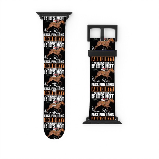 Horse Riding Funny Endurance Riding Watch Bands For Apple Watch