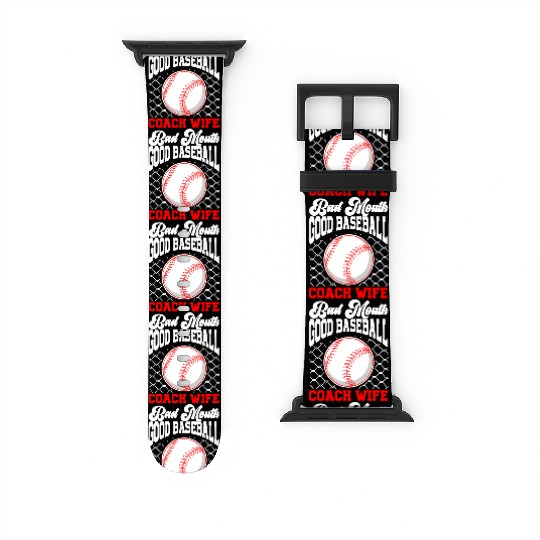 Baseball Coach Wife Professional Mom Instructor Watch Bands For Apple Watch