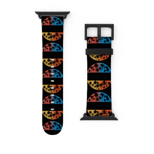 Hilton Head Island South Carolina Palm Tree Watch Bands For Apple Watch