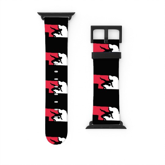 Nebraska Wrestling (State Colors) Watch Bands For Apple Watch