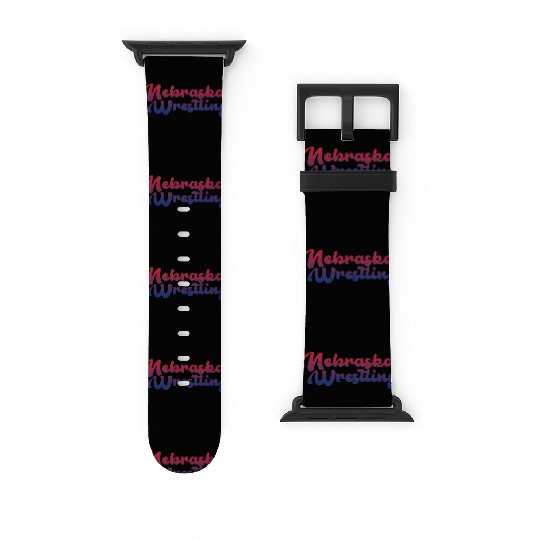 Nebraska Wrestling (USA Colors) Watch Bands For Apple Watch