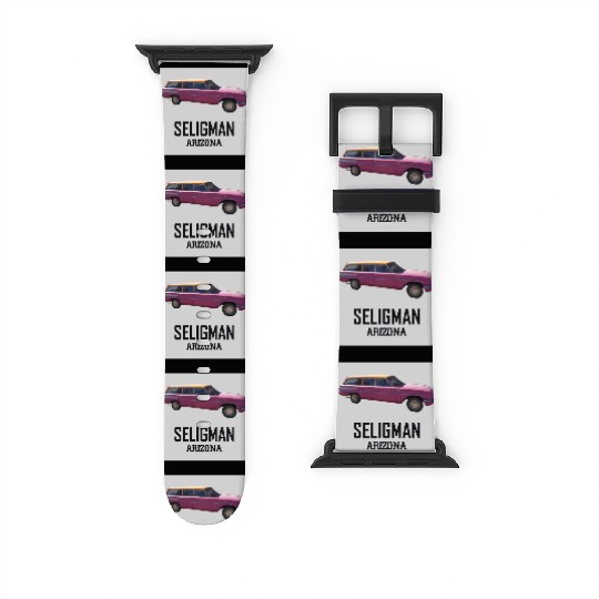 Old car city of Seligman in Arizonna, US Route 66 Watch Bands For Apple Watch