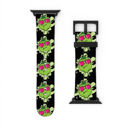 Coconut playing Golf Fruit Palm Watch Bands For Apple Watch