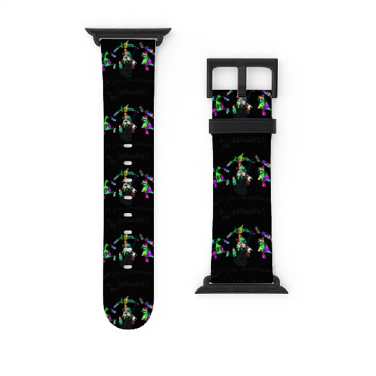 Hippie Goats playing guitar remembering Woodstock Watch Bands For Apple Watch