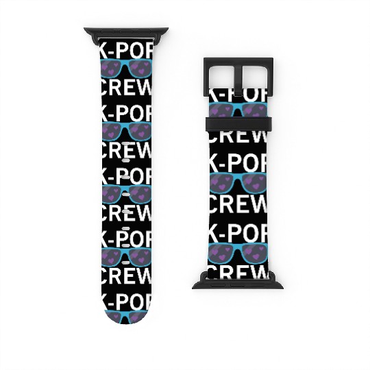 Kpop Crew Korean Hangul Seoul Watch Bands For Apple Watch
