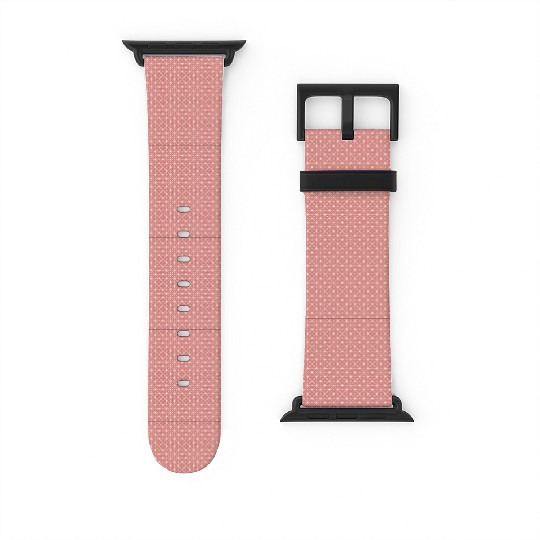 Stars Red Retro Pattern Watch Bands For Apple Watch