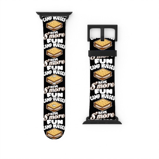 Camp Nurses Have S'More Fun Summer Camp Nursing Rn Watch Bands For Apple Watch