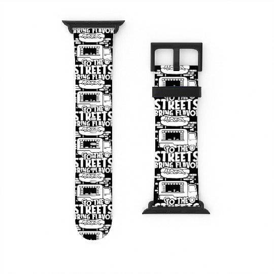 Street Food Hotdog Watch Bands For Apple Watch