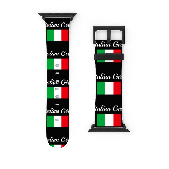 Italian Flag Italy Pride Italian-American Watch Bands For Apple Watch