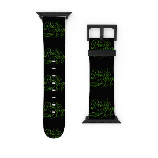Cute Love Engagement And Wedding Quotes With Peas Watch Bands For Apple Watch