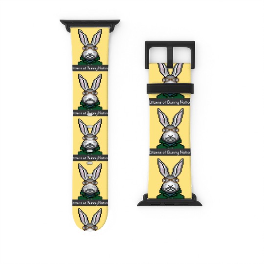 Citizens of Bunny Nation NFT #86 Artwork Watch Bands For Apple Watch