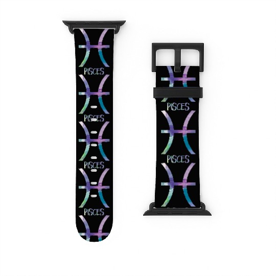 Pisces Zodiac Symbol Astrology Fish Water Sign Watch Bands For Apple Watch