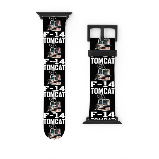 F 14 Tomcat US Flag Watch Bands For Apple Watch